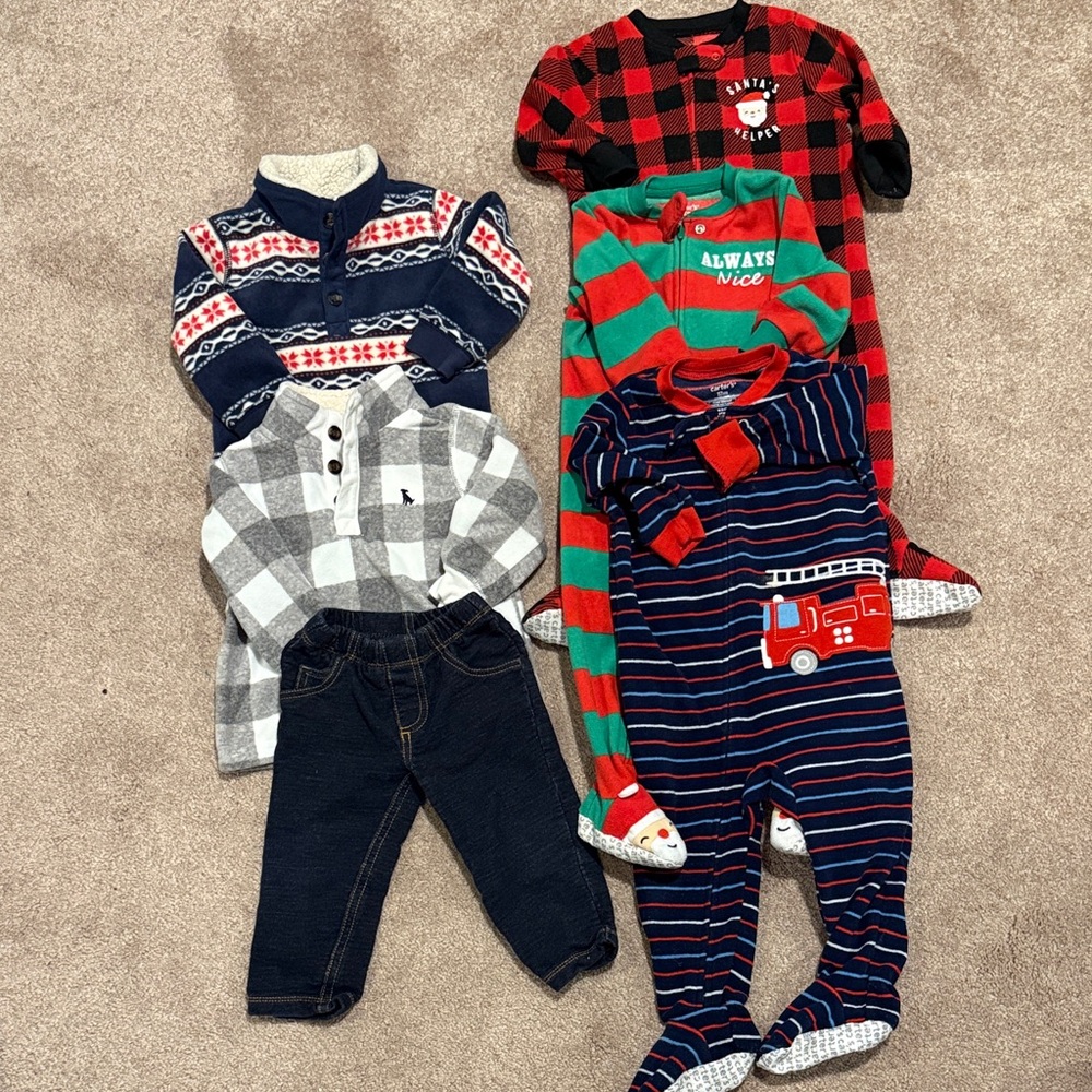 12 month baby boy fleece bundle